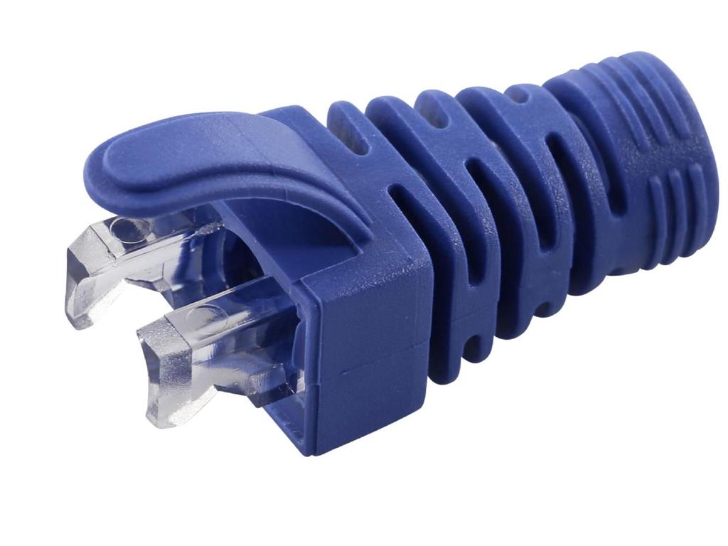 MicroConnect Zaščitni tulec Cat5e/6/6A do 6,5mm moder