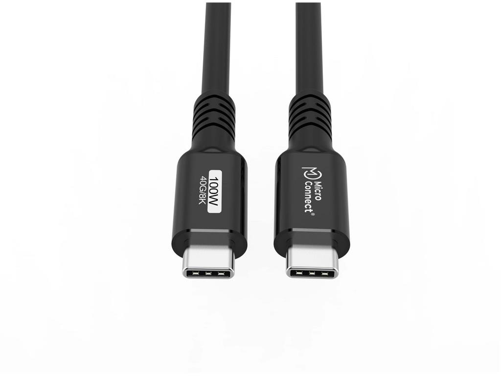 MicroConnect Premium kabel USB C-C USB4 Gen3x2, 1,5m