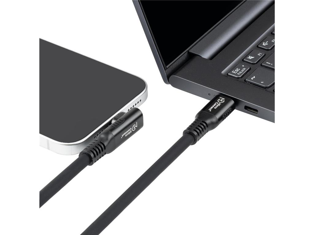 MicroConnect Premium magnetni kabel USB C-C, 1m