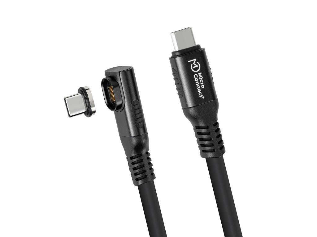 MicroConnect Premium magnetni kabel USB C-C, 2m