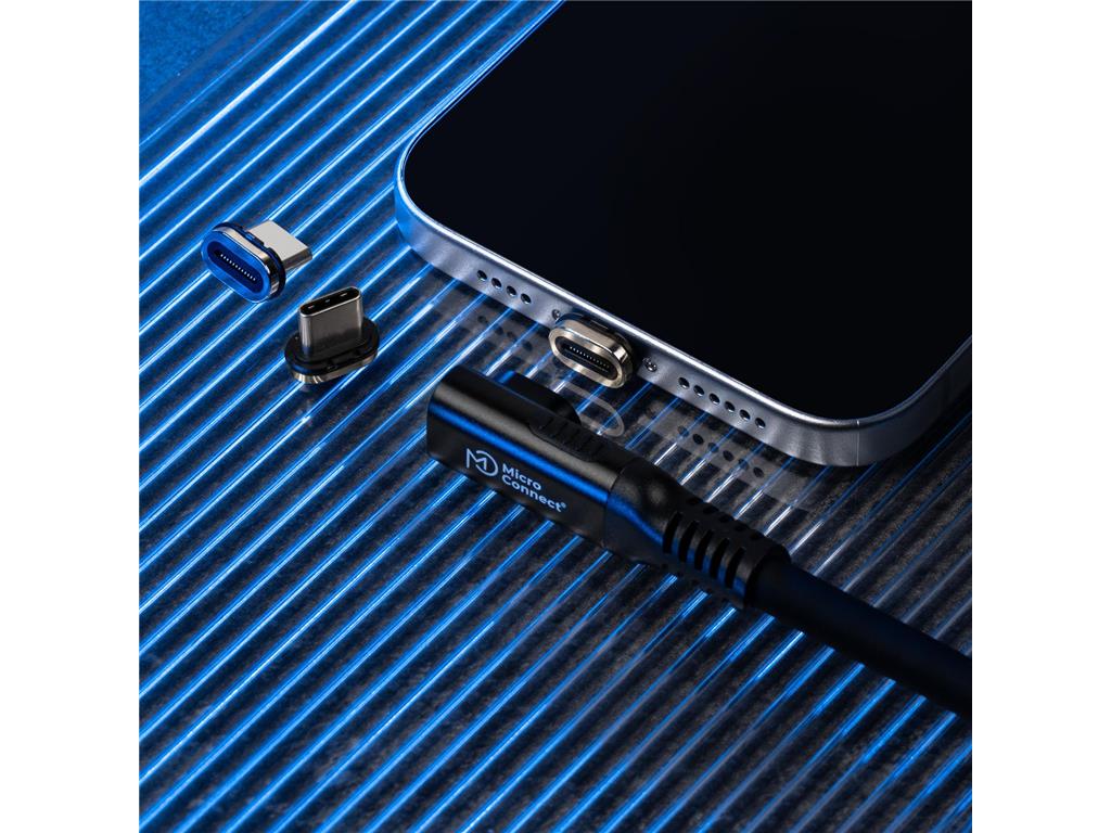 MicroConnect Premium magnetni kabel USB C-C, 2m