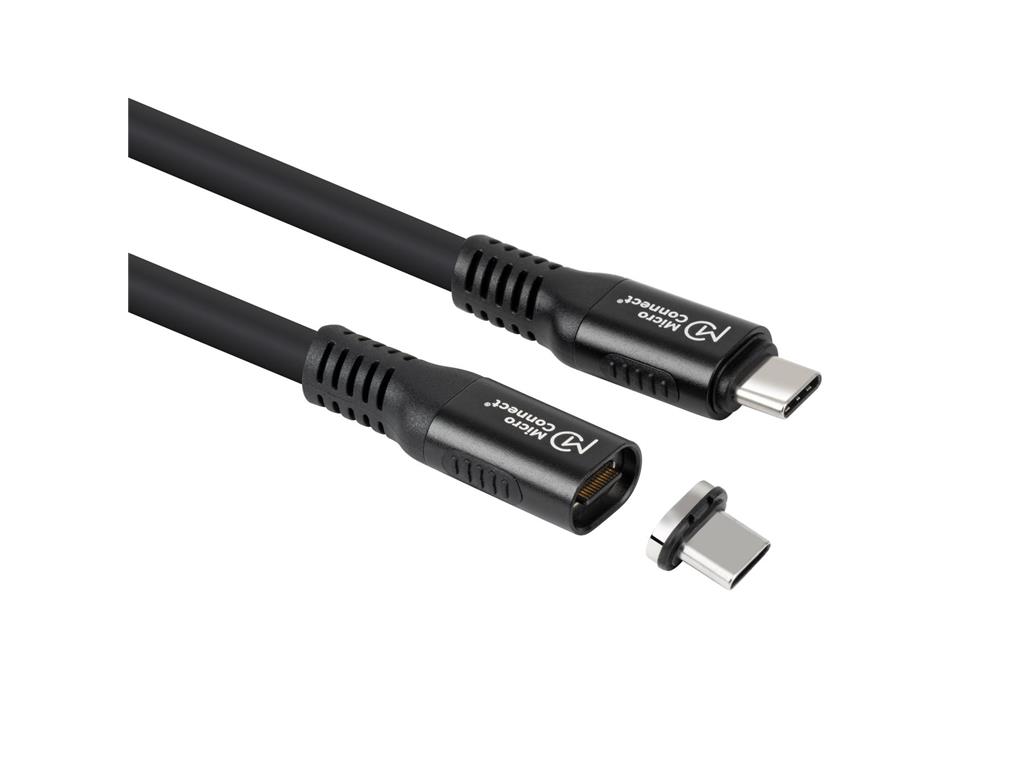 MicroConnect Premium magnetni kabel USB C-C, 0,5 m