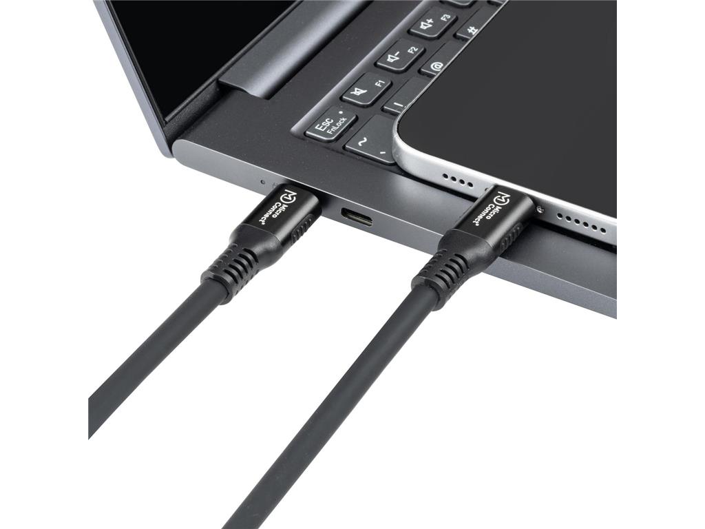 MicroConnect Premium magnetni kabel USB C-C, 1m
