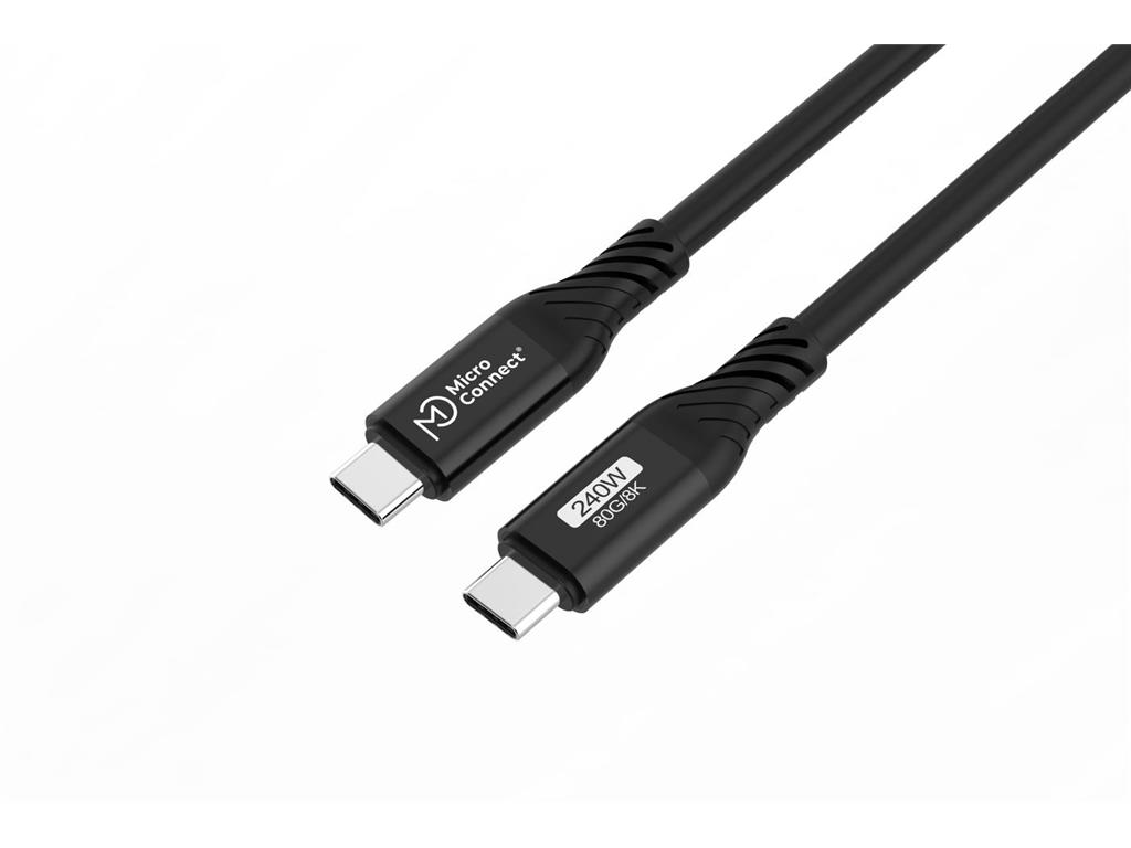 MicroConnect Premium kabel USB C-C USB4 Gen4x2, 0,5m