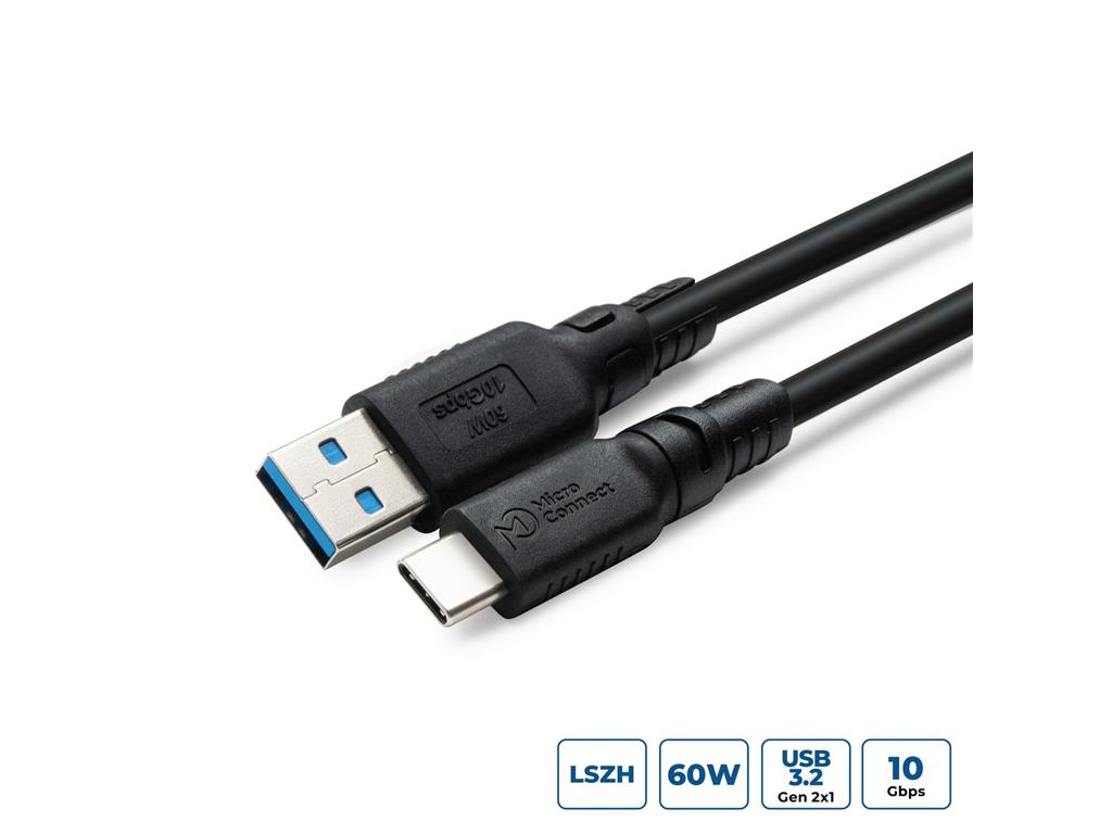 MicroConnect ColorFlex USB C-A kabel kabel 2m