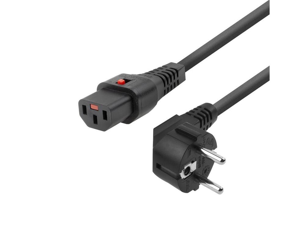 MicroConnect Kabel napajalni Črn 1m, EL249S