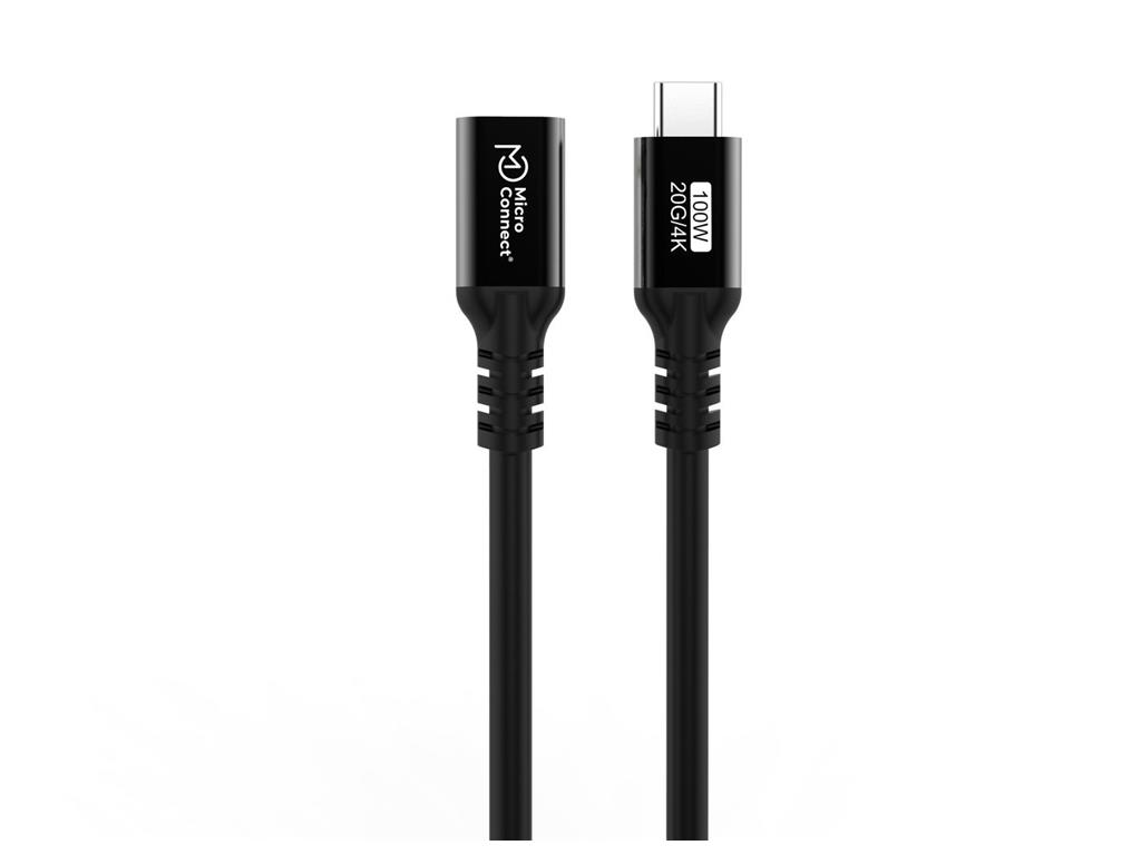 MicroConnect Premium kabel USB C-C 3.2 Gen2x2, 4m