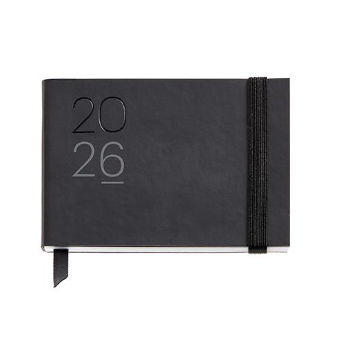 MiquelRius Rokovnik LUXOR BLACK šivan POCKET