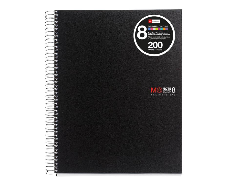 MiquelRius Zvezek A4, črtast, 200-listni, 70g,