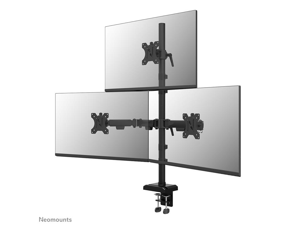 Neomounts Nosilec za tri monitorje 10-32"