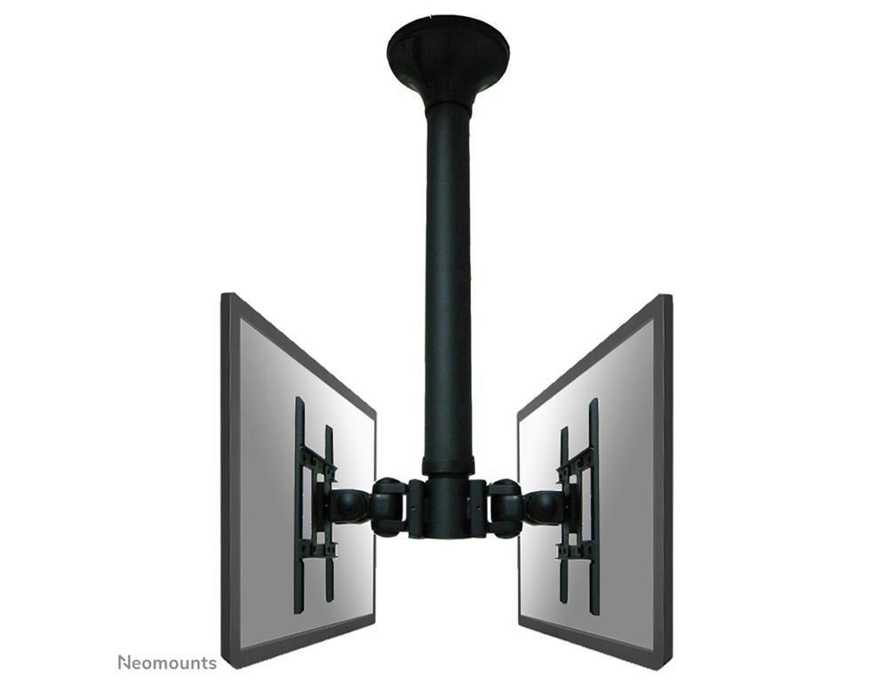 Neomounts Dvojni stropni nosilec za monitor/TV