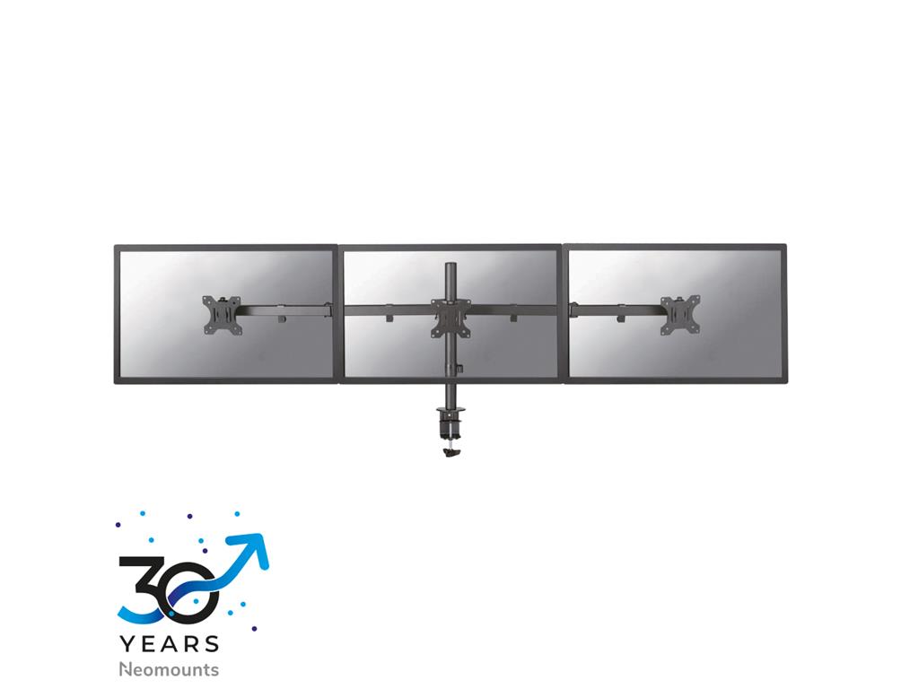 Neomounts Gibljivi nosilec za 3 monitorje 10-27''