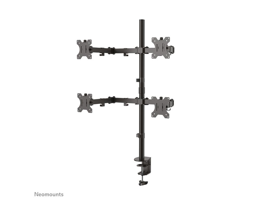 Neomounts Gibljivi nosilec za 4 monitorje 13-32''
