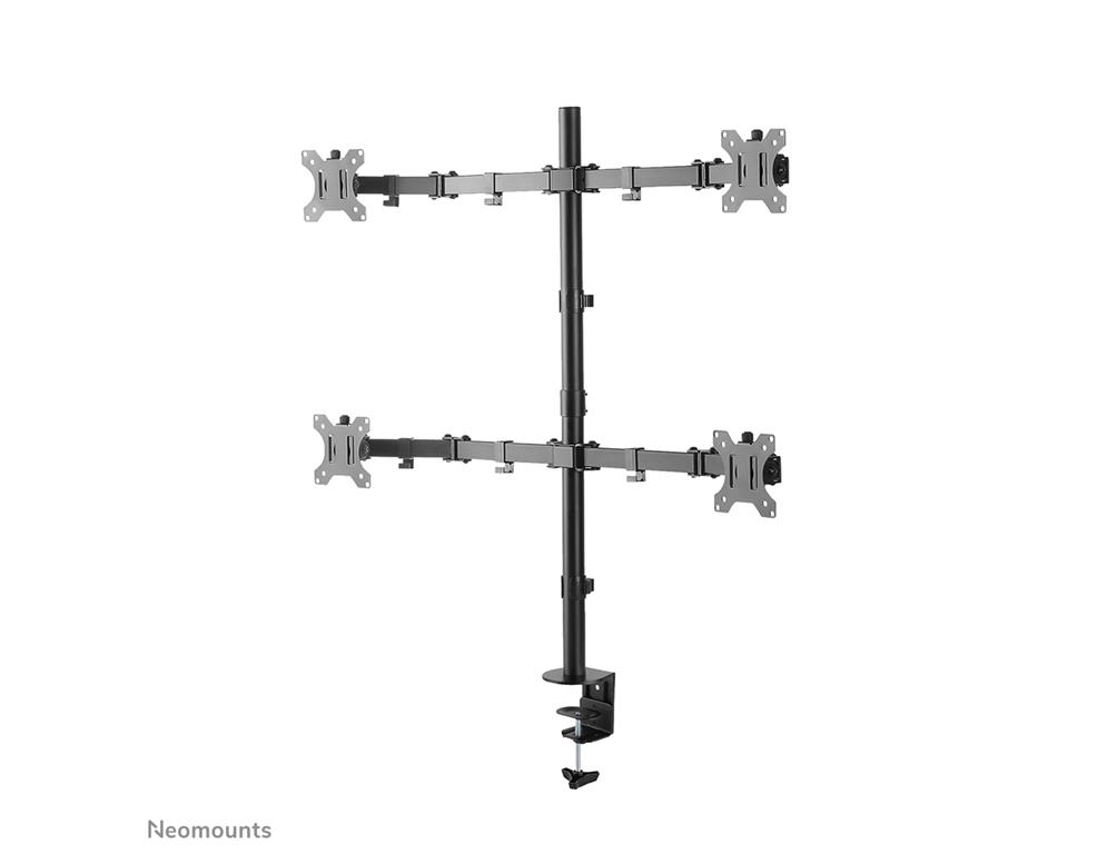 Neomounts Gibljivi nosilec za 4 monitorje 13-32''