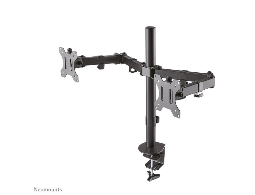 Neomounts Gibljivi nosilec za 2 monitorja 10-32''