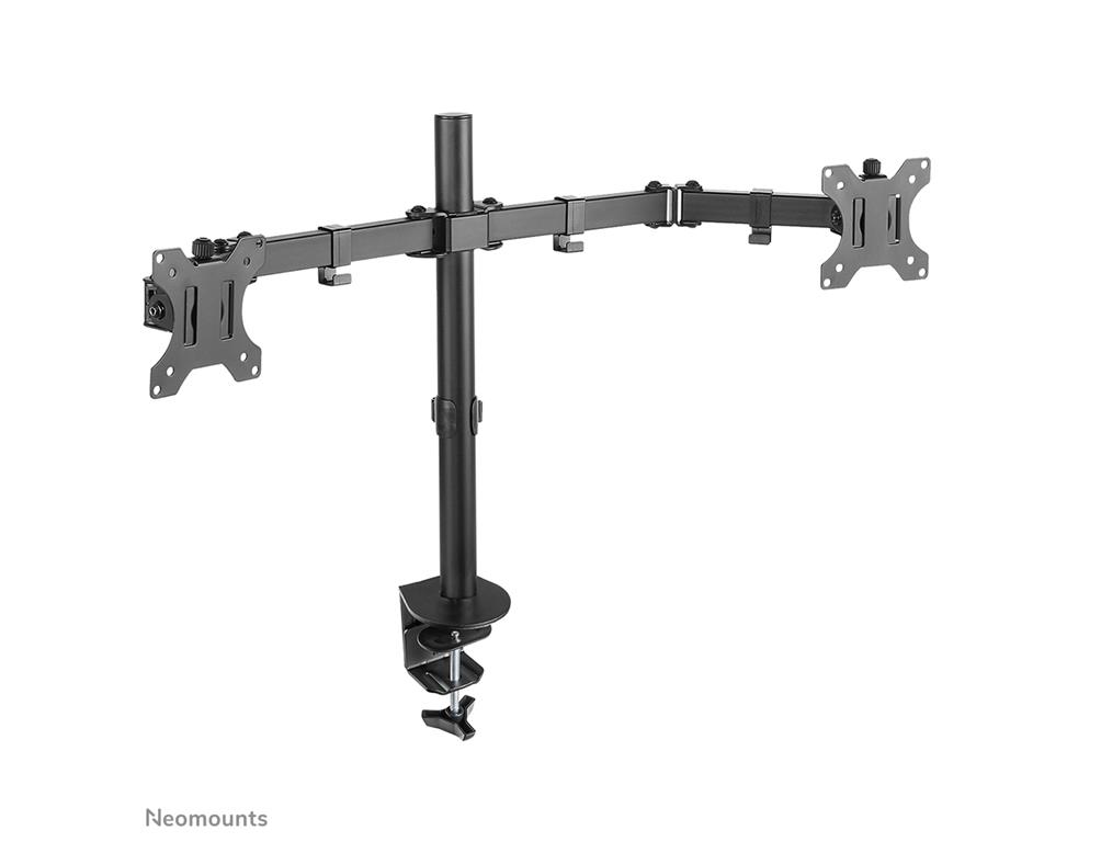 Neomounts Gibljivi nosilec za 2 monitorja 10-32''