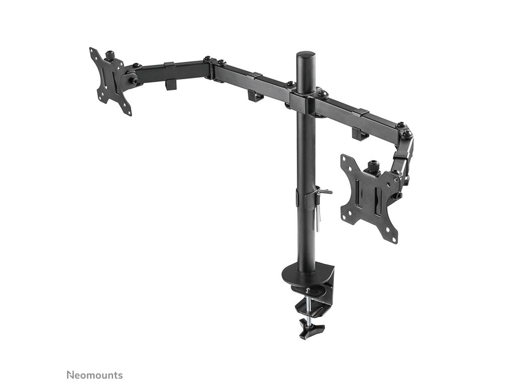 Neomounts Gibljivi nosilec za 2 monitorja 10-32''