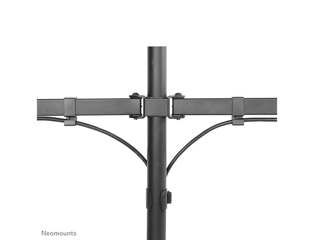 Neomounts Gibljivi nosilec za 2 monitorja 10-32''