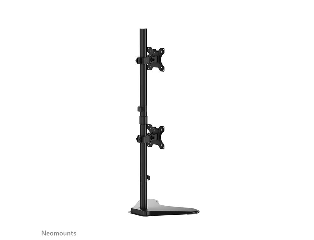 Neomounts Gibljivo namizno stojalo za 2 monitorja