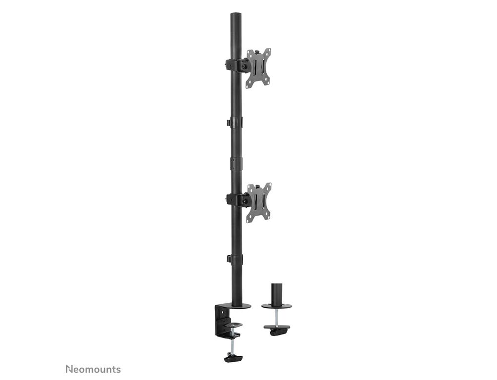 Neomounts Gibljivi nosilec za 2 monitorja 10-32''