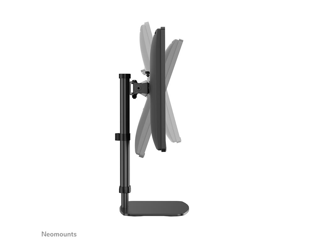 Neomounts Gibljivo namizno stojalo za monitor črno