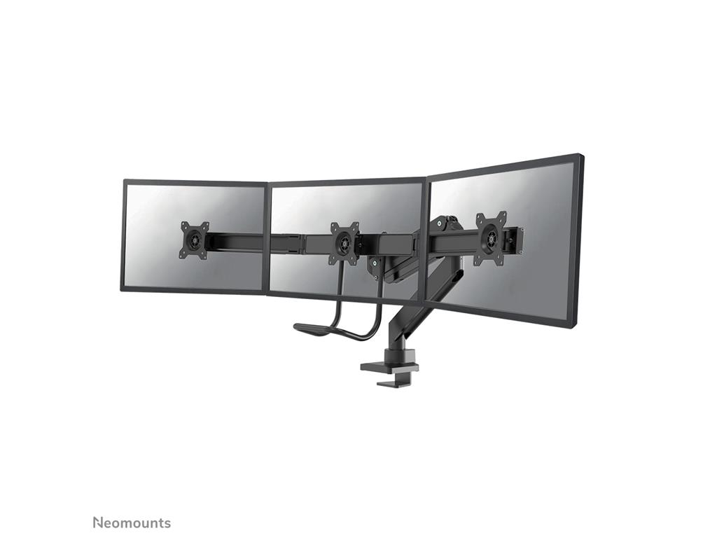 Neomounts Gibljivi nosilec za 3 monitorje 17-27''