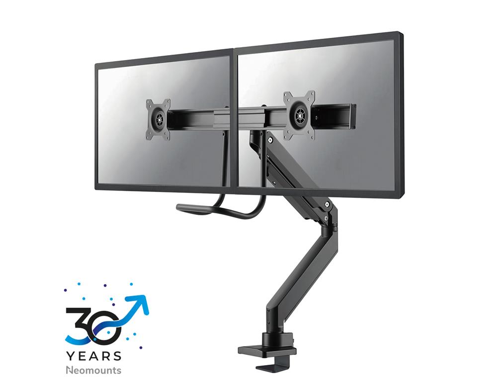 Neomounts Gibljivi nosilec za 2 monitorja 10-32''