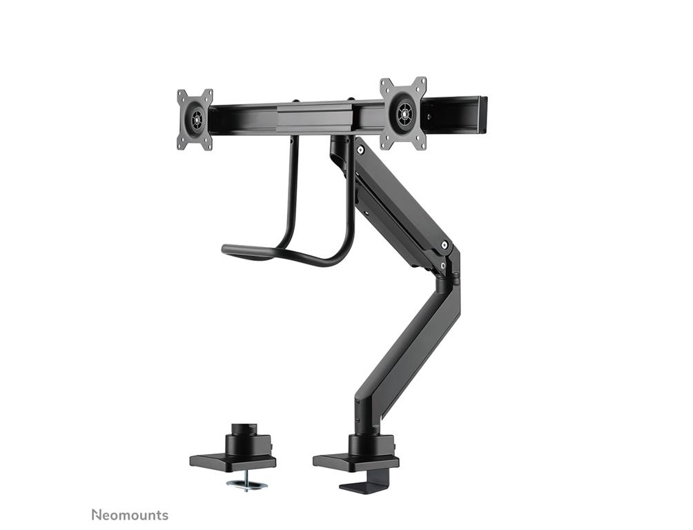 Neomounts Gibljivi nosilec za 2 monitorja 10-32''