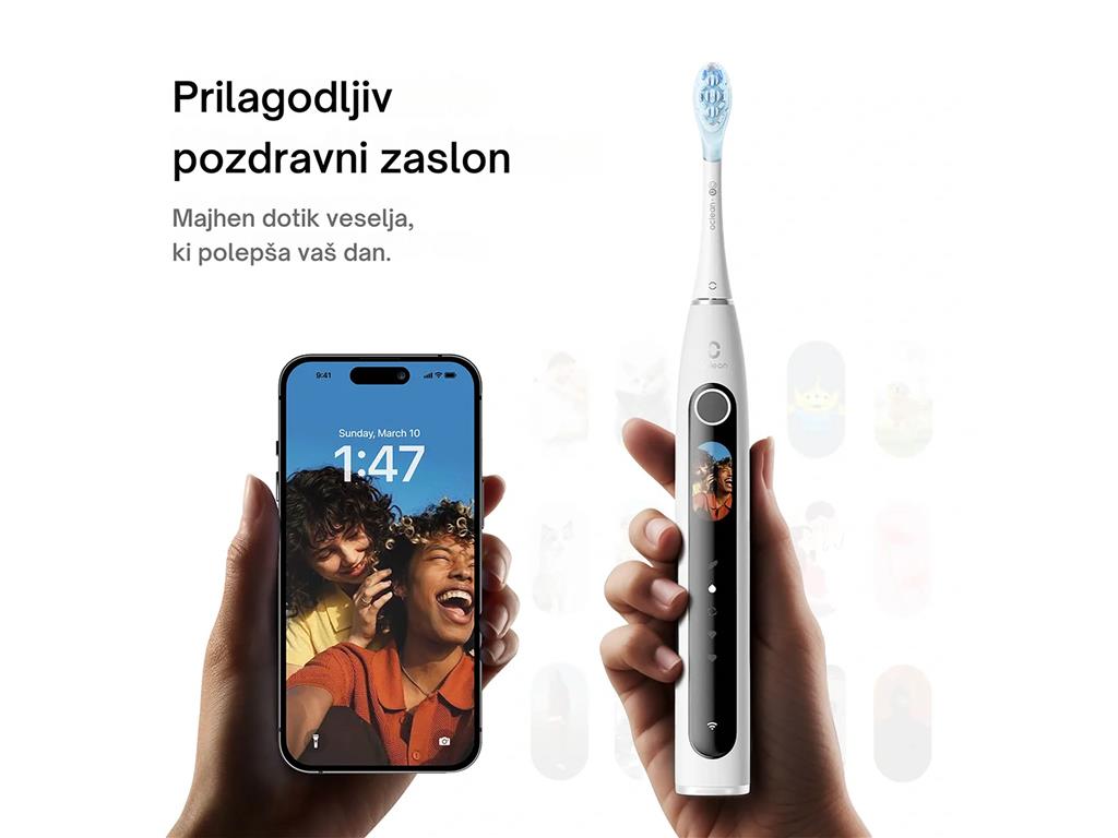 Oclean Električna zobna ščetka X Pro 20 Set