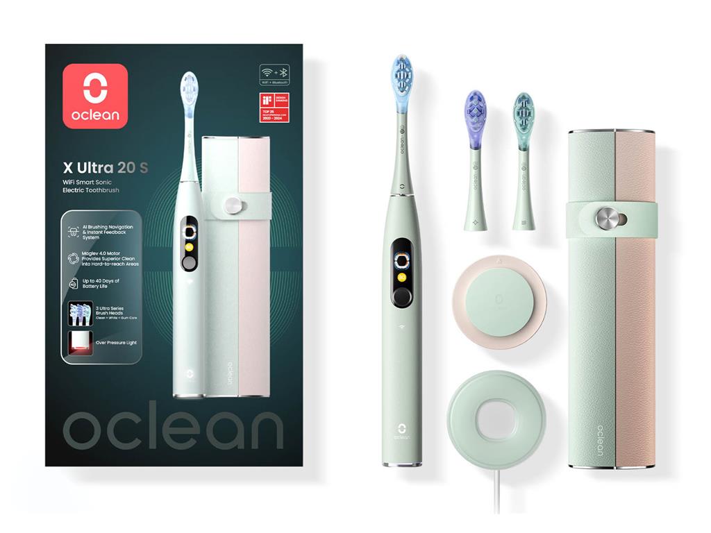 Oclean Električna zobna ščetka X Ultra 20 Set