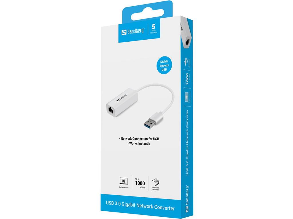 Sandberg USB3.0 Gigabit omrežni adapter