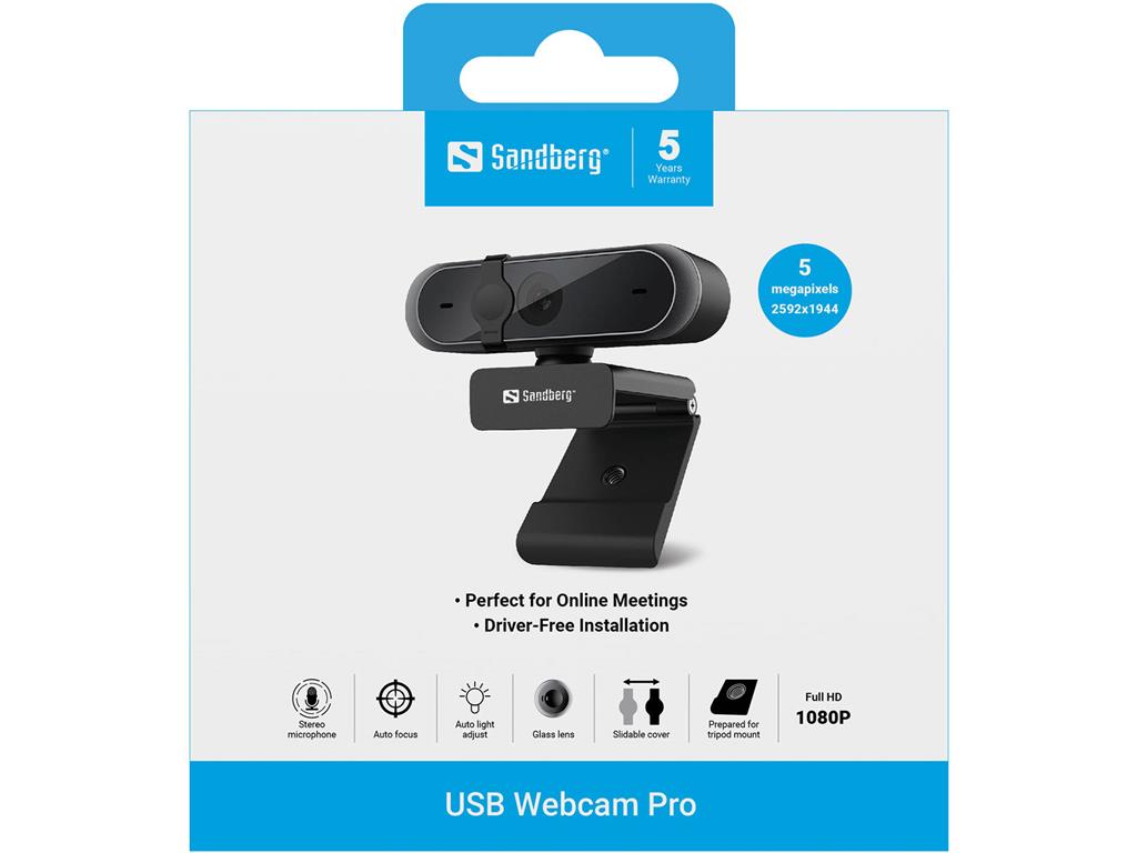 Sandberg USB spletna kamera Pro