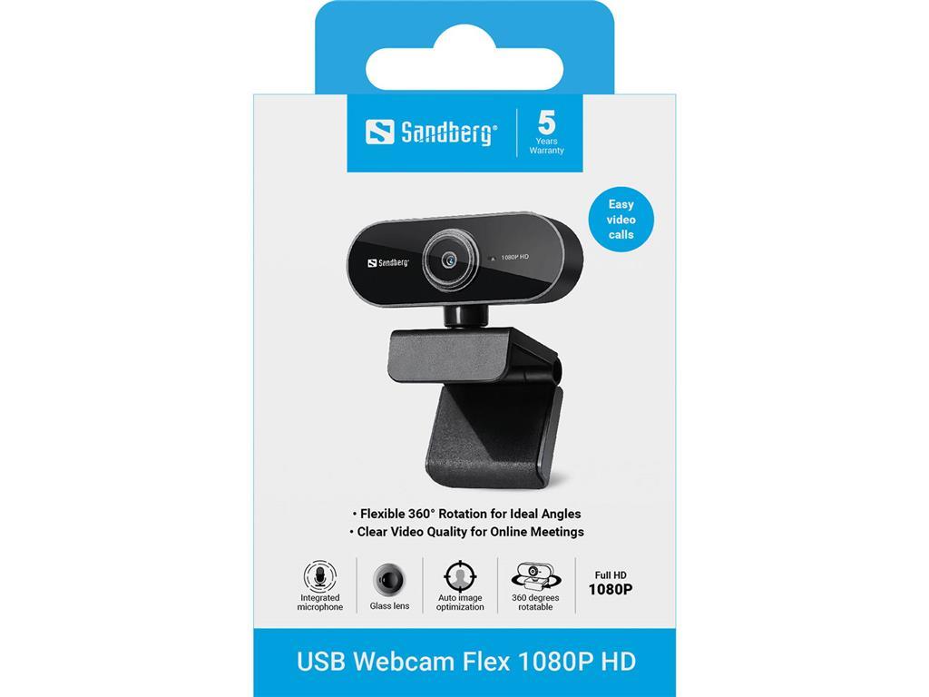 Sandberg USB spletna kamera Flex 1080P HD