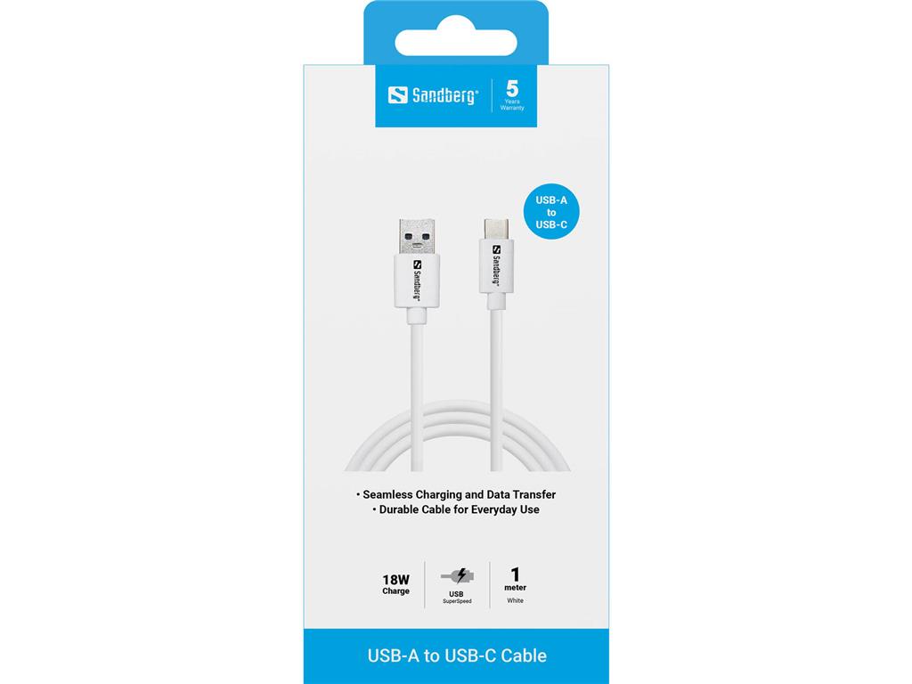 Sandberg USB-C 3.1 na USB-A 3.0 1M kabel
