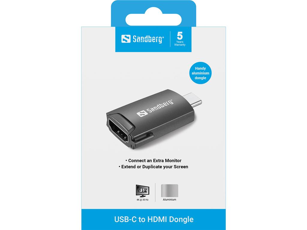 Sandberg USB-C na HDMI adapter