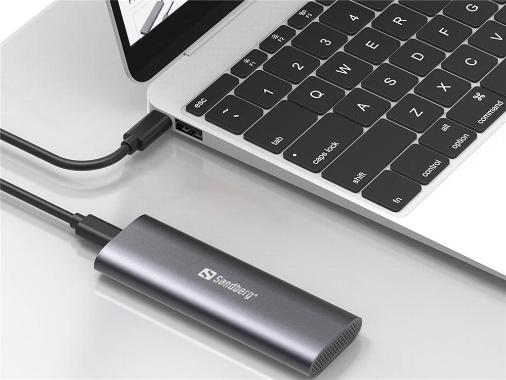Sandberg USB 3.2 ohišje za M.2+NVMe SSD