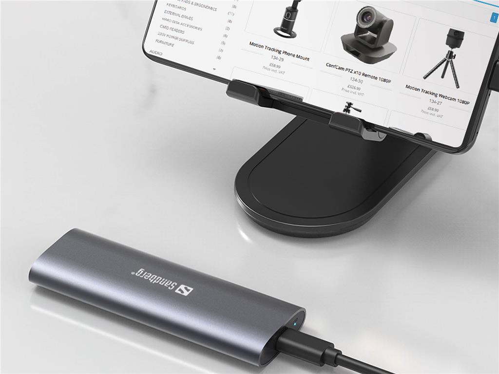 Sandberg USB 3.2 ohišje za M.2+NVMe SSD