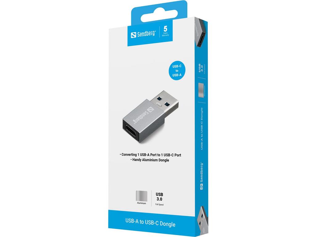 Sandberg Adapter USB-A - USB-C F-M