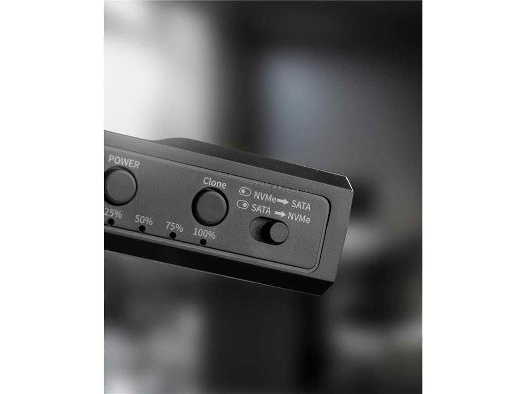 Sandberg USB 3.2 podvajalnik in dok za M2 + NVMe
