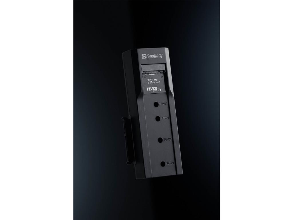 Sandberg USB 3.2 podvajalnik in dok za M2 + NVMe