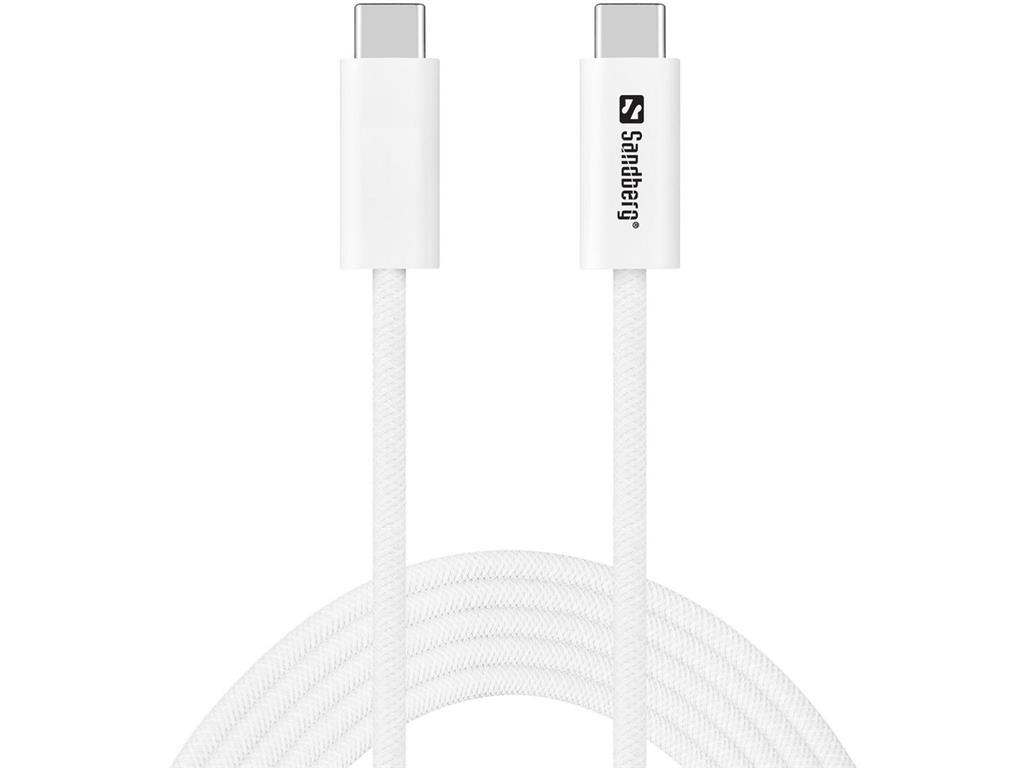Sandberg Kabel usb-c>c usb4 240w+40gbps, 2m