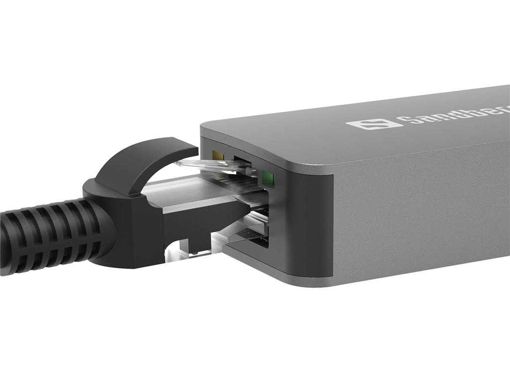 Sandberg USB-C/A 2.5 GbE RJ45 adapter