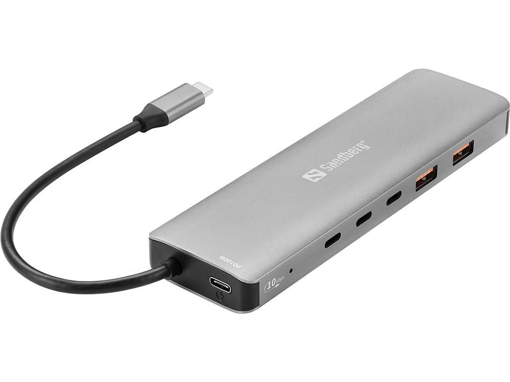 Sandberg USB-C hub razdelilnik 5xUSB-C + 2xUSB-A