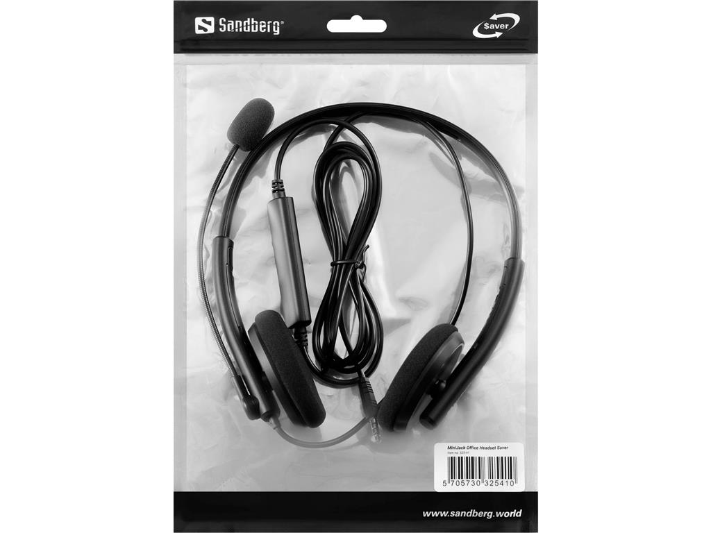Sandberg Slušalke MiniJack Office Saver