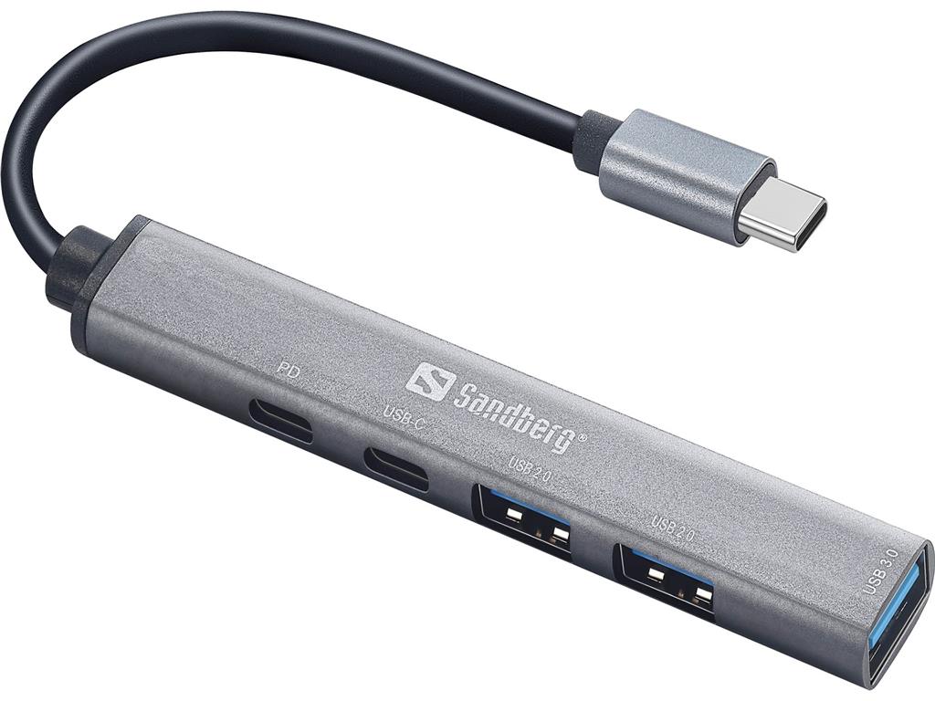 Sandberg USB-C na 3xUSB-A+2xUSB-C SAVER