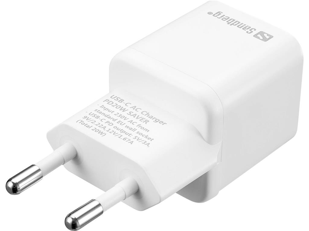 Sandberg USB-C omrežni polnilec PD20W SAVER