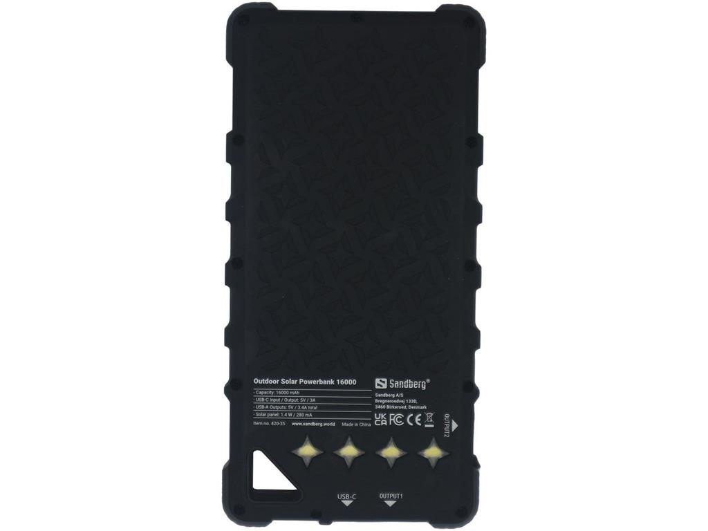 Sandberg Solarna baterija Powerbank 16.000