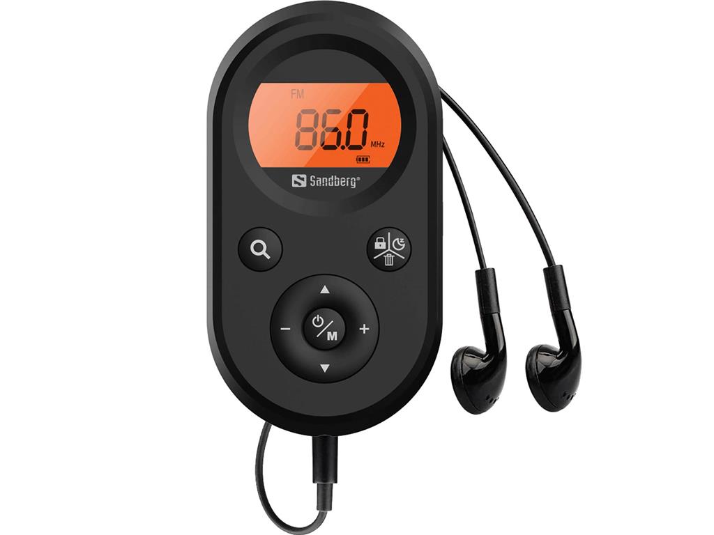 Sandberg Žepni Radio FM+AM Recharge