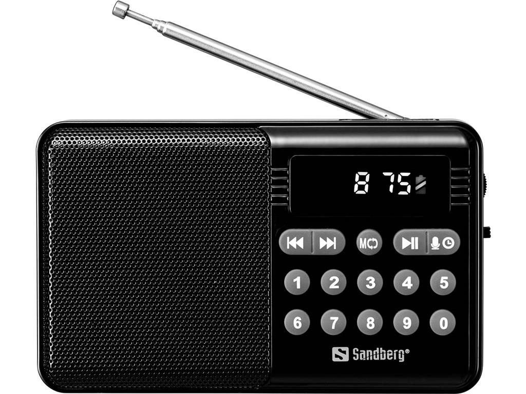 Sandberg Speaker Radio FM+BT polnilni