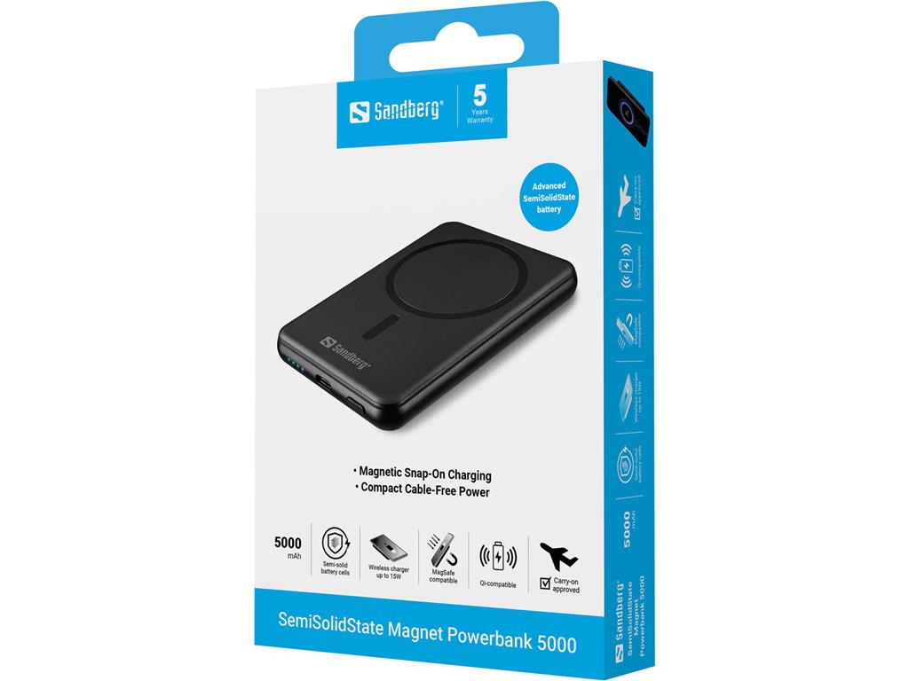 Sandberg Baterija Powerbank 5.000 SolidState